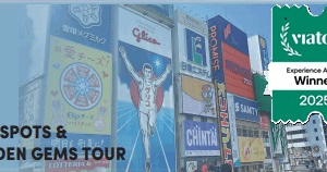 Historic landmarks and famous hotspots on Osaka Walking Tour
